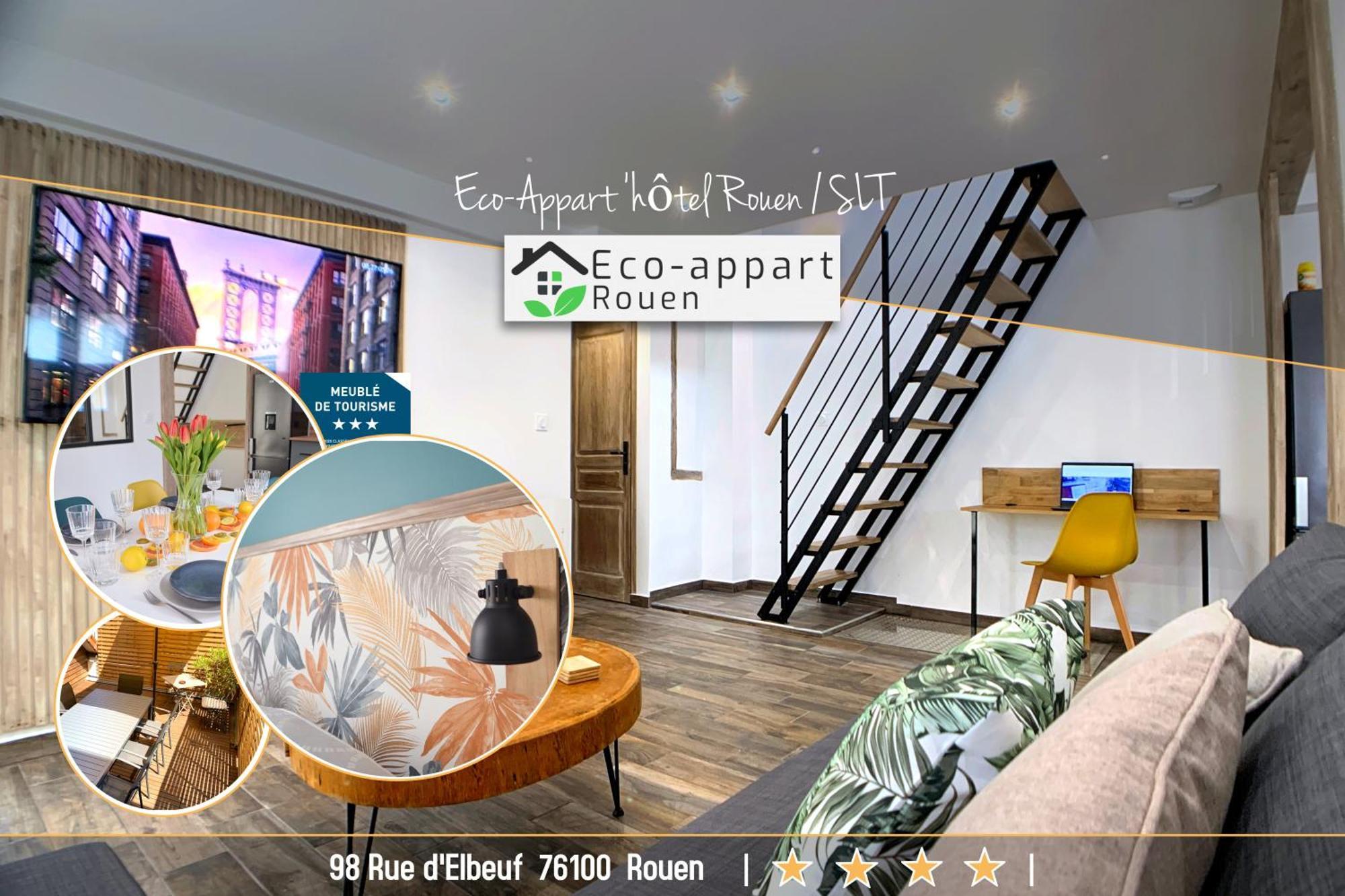Eco-Appart'Hotel Rouen - Slt Экстерьер фото